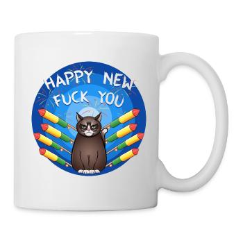 Bonne nouvelle baise toi - Mug blanc - blanc - Droite