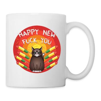 Bonne nouvelle baise toi - Mug blanc - blanc - Droite