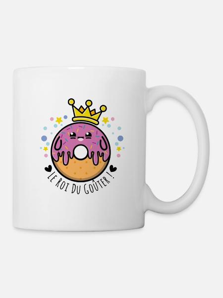 Le roi du Goûter - Idée cadeau gourmand pâtisserie - Mug blanc - blanc