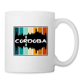 Cordoba Argentine Skyline Silhouette Travel Souven - Mug blanc - blanc - Droite