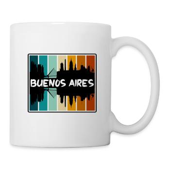 Buenos Aires Argentina Skyline Silhouette Travel S - Mug - white - Right