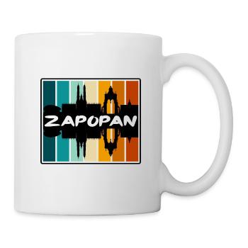 Zapopan Mexico Skyline Silhouette Travel Souvenir - Mug - white - Right