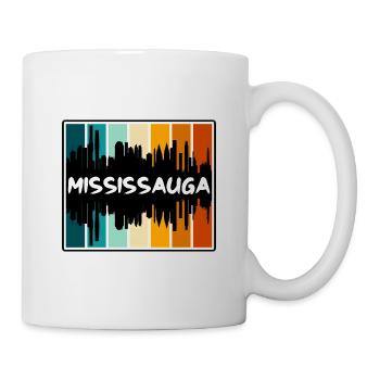 Mississauga Canada Skyline Silhouette Travel Souve - Tasse - Weiß - Rechts