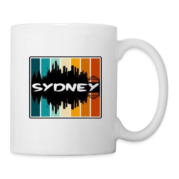 Sydney Australia Skyline Silhouette Travel Souveni - Mug - white - Right