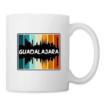Guadalajara Mexico Skyline Silhouette Travel Souve - Mug - white - Right