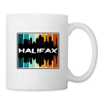 Halifax Kanada Skyline Silhouette Reise Souvenir - Tasse - Weiß - Rechts