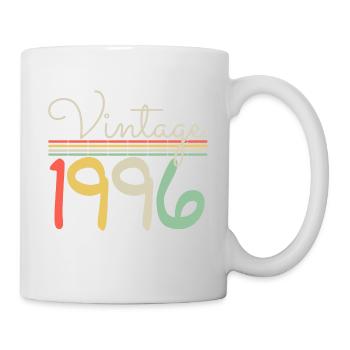 Jahrgang 1996 - Tasse - Weiß - Rechts