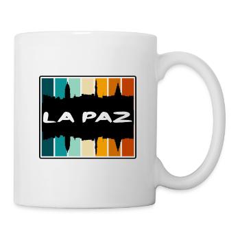 La Paz Bolivia Skyline Silhouette Souvenir de voyage - Mug blanc - blanc - Droite