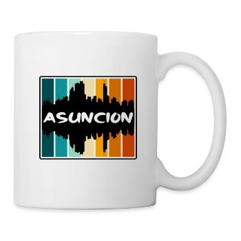 Asuncion Paraguay Skyline Silhouette Voyage Souven - Mug blanc - blanc - Droite