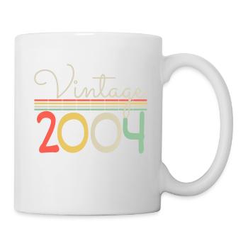 Jahrgang 2004 - Tasse - Weiß - Rechts