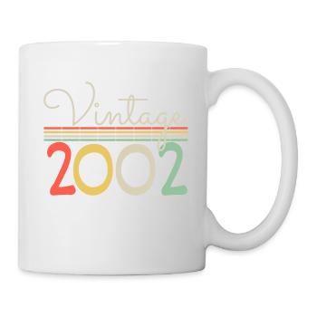Jahrgang 2002 - Tasse - Weiß - Rechts