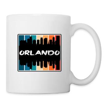 Orlando Florida Usa Skyline Silhouette Travel Souv - Tasse - Weiß - Rechts