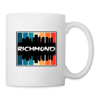 Richmond Virginia Usa Skyline Silhouette Travel So - Mug - white - Right