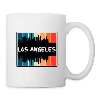 Los Angeles Californie États-Unis Skyline Silhouette - Mug blanc - blanc - Droite