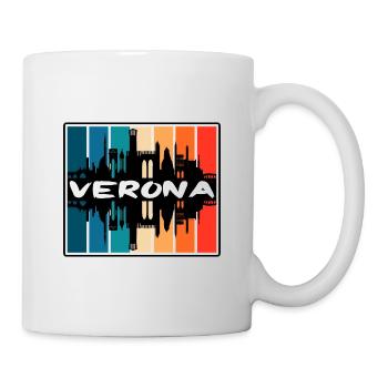 Vérone Italie Skyline Silhouette Souvenir de voyage - Mug blanc - blanc - Droite