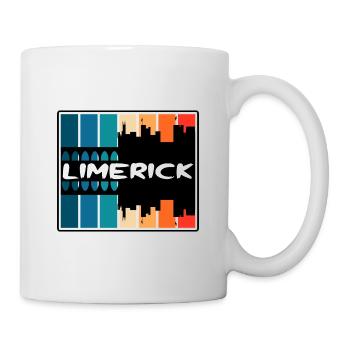 Limerick Ireland Skyline Silhouette Travel Souveni - Mug - white - Right
