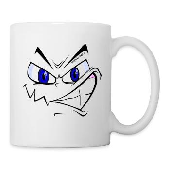 Fucking smile - Mug blanc - blanc - Droite