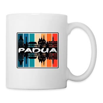 Padua Italien Skyline Silhouette Reise Souvenir - Tasse - Weiß - Rechts