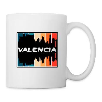 Valencia Spain Skyline Silhouette Travel Souvenir - Mug - white - Right