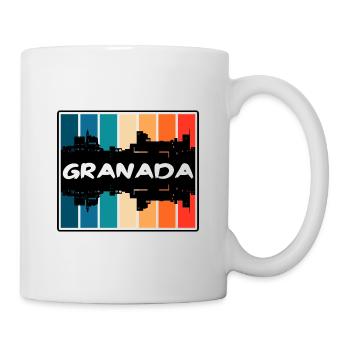Granada Spain Skyline Silhouette Travel Souvenir - Mug - white - Right
