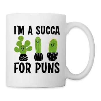 I’m A Succa For Puns - Mug - white - Right