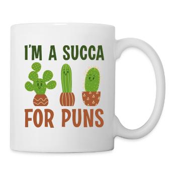 I’m A Succa For Puns - Mug - white - Right