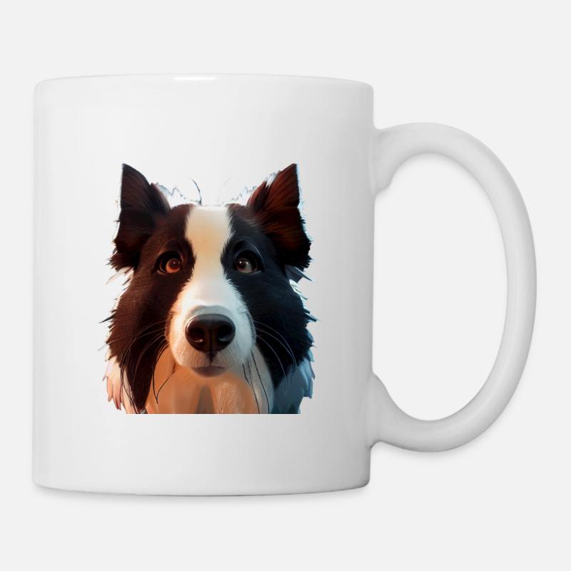 Border Collie Dog - Border Collie - Mug - white