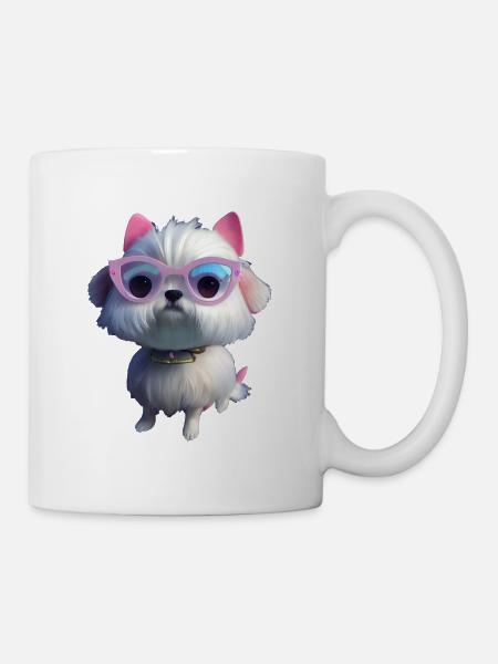 Malteser Hund - Malteser - Mug - white