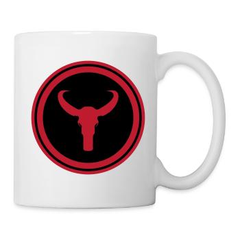 Bulle Skelett - Tasse - Weiß - Rechts