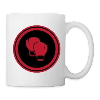 Boxhandschuhe - Tasse - Weiß - Rechts