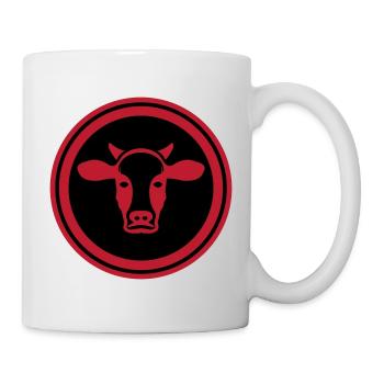 Cow Head Symbol - Mug - white - Right