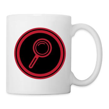 Magnifying glass icon - Mug - white - Right