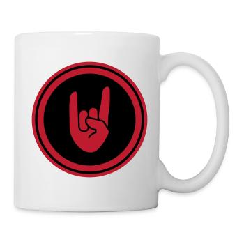 Party Hand Symbol - Mug - white - Right