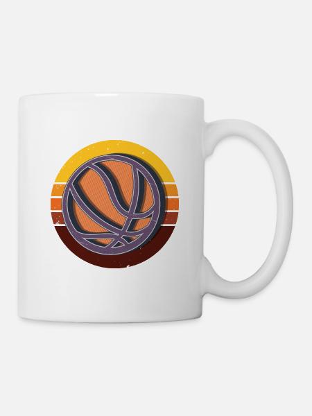 Basketball Sport Retro - Tasse - Weiß