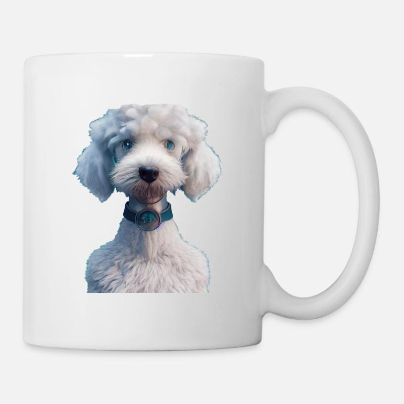Bedlington Terrier Hund - Bedlington Terrier - Tasse - Weiß