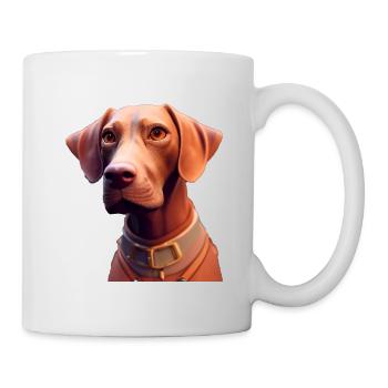 Magyar Vizsla - Chien Vizsla - Mug blanc - blanc - Droite