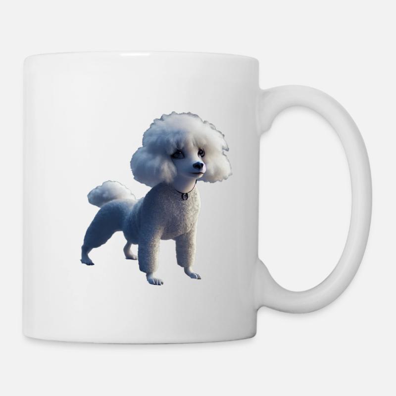 Caniche Dog - Caniche - Mug blanc - blanc