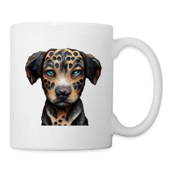 Chien léopard Catahoula - Mug blanc - blanc - Droite