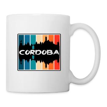 Cordoba Argentine Skyline Silhouette Travel Souven - Mug blanc - blanc - Droite