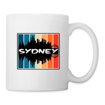 Sydney Australia Skyline Silhouette Travel Souveni - Mug - white - Right