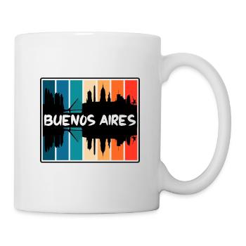 Buenos Aires Argentina Skyline Silhouette Travel S - Mug - white - Right