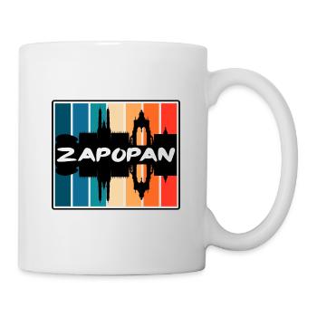 Zapopan Mexico Skyline Silhouette Travel Souvenir - Mug - white - Right