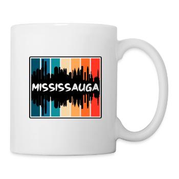 Mississauga Canada Skyline Silhouette Travel Souve - Tasse - Weiß - Rechts