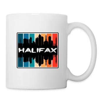 Halifax Kanada Skyline Silhouette Reise Souvenir - Tasse - Weiß - Rechts