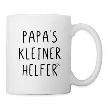 Papas kleiner Helfer - Tasse - Weiß - Rechts