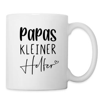 Papas kleiner Helfer - Tasse - Weiß - Rechts