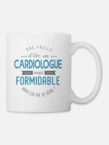 cardiologue formidable - Mug blanc - blanc