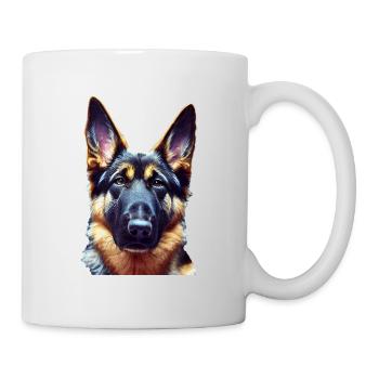 German Shepherd Dog - German Shepherd - Mug - white - Right