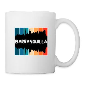 Barranquilla Colombie Skyline Silhouette Voyage So - Mug blanc - blanc - Droite