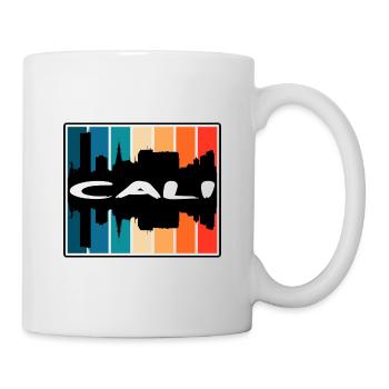 Cali Kolumbien Skyline Silhouette Reise Souvenir - Tasse - Weiß - Rechts